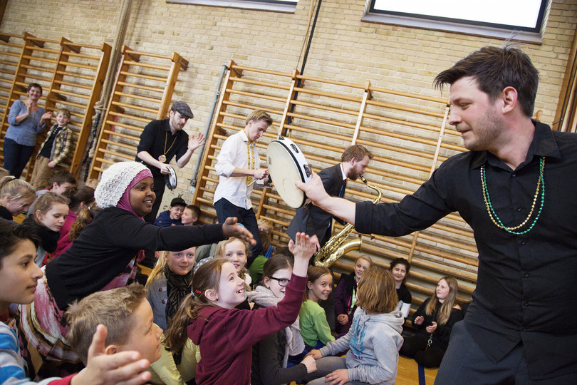 Levene Musik i Skolen med Jazz Five 